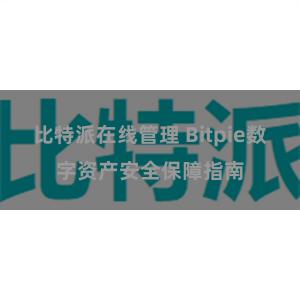 比特派在线管理 Bitpie数字资产安全保障指南