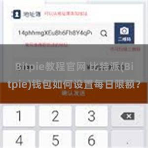 Bitpie教程官网 比特派(Bitpie)钱包如何设置每日限额？