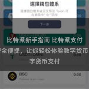 比特派新手指南 比特派支付：安全便捷，让你轻松体验数字货币支付