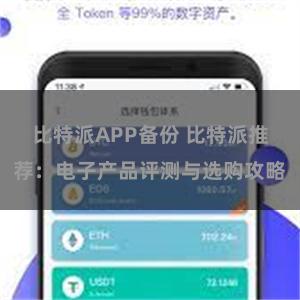 比特派APP备份 比特派推荐：电子产品评测与选购攻略