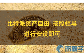 比特派资产自由  按照领导进行安设即可