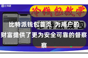 比特派钱包首页  为用户的财富提供了更为安全可靠的督察