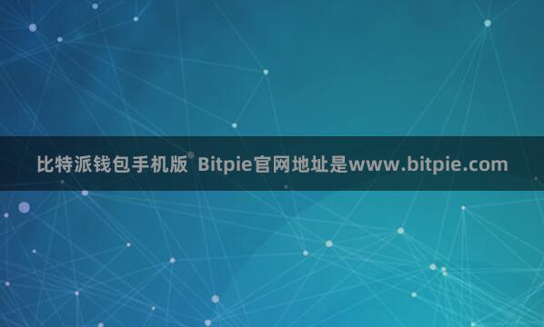比特派钱包手机版 Bitpie官网地址是www.bitpie.com
