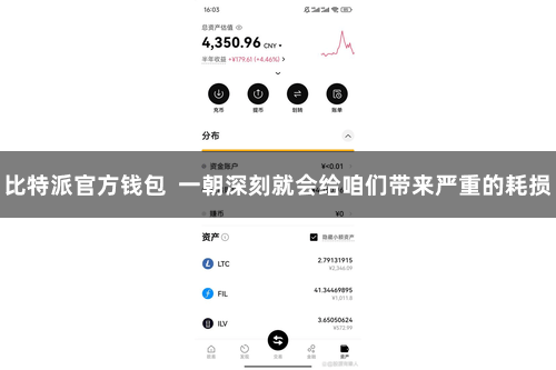 比特派官方钱包  一朝深刻就会给咱们带来严重的耗损