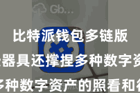 比特派钱包多链版 这些器具还撑捏多种数字资产的照看和往复