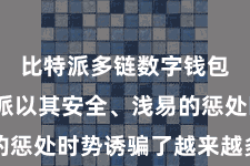 比特派多链数字钱包  比特派以其安全、浅易的惩处时势诱骗了越来越多的用户