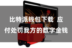 比特派钱包下载  应付处罚我方的数字金钱